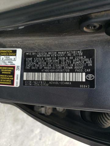 Photo 11 VIN: 4T4BE46K49R087709 - TOYOTA CAMRY BASE 