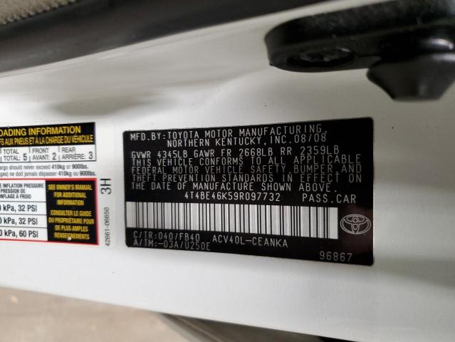 Photo 11 VIN: 4T4BE46K59R097732 - TOYOTA CAMRY 