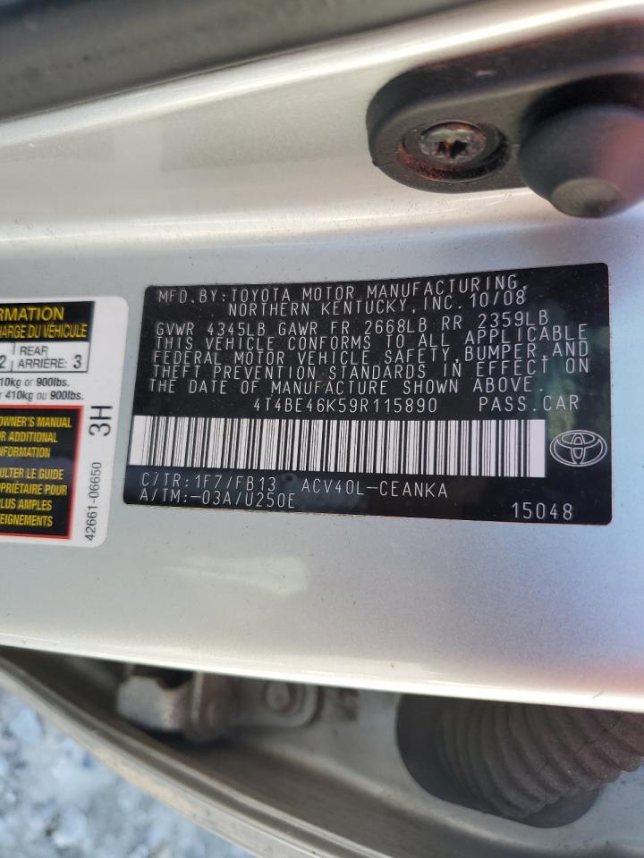 Photo 11 VIN: 4T4BE46K59R115890 - TOYOTA CAMRY 