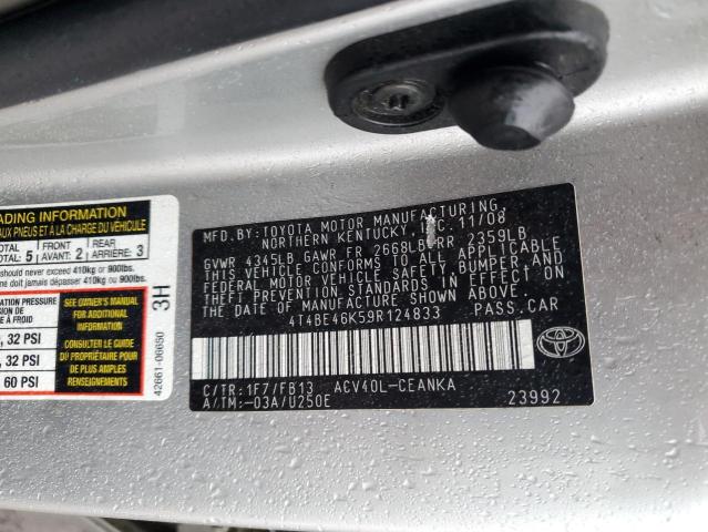 Photo 11 VIN: 4T4BE46K59R124833 - TOYOTA CAMRY 