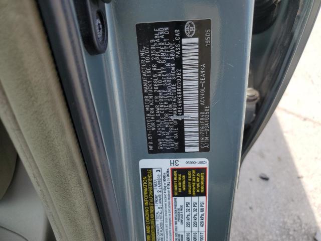 Photo 11 VIN: 4T4BE46K68R020382 - TOYOTA CAMRY CE 