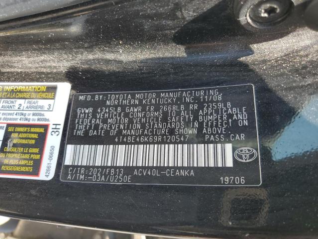 Photo 11 VIN: 4T4BE46K69R120547 - TOYOTA CAMRY 