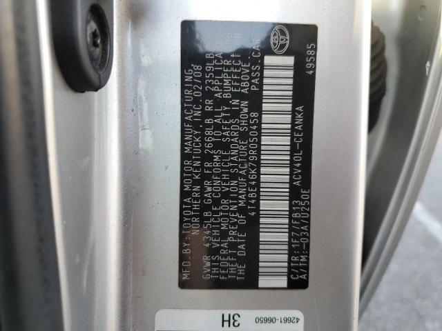 Photo 11 VIN: 4T4BE46K79R050458 - TOYOTA CAMRY BASE 