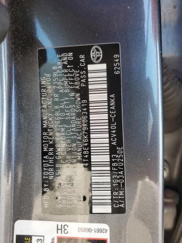 Photo 12 VIN: 4T4BE46K79R063419 - TOYOTA CAMRY BASE 