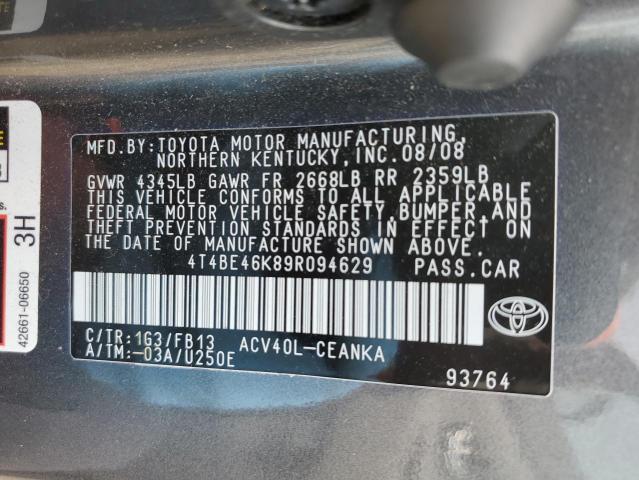 Photo 11 VIN: 4T4BE46K89R094629 - TOYOTA CAMRY 