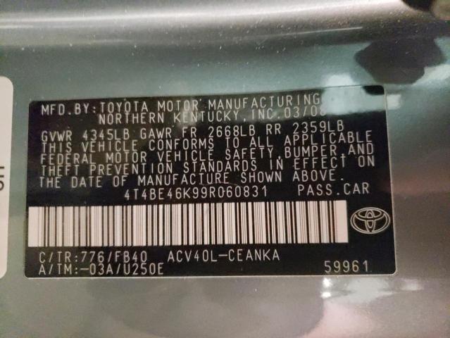 Photo 12 VIN: 4T4BE46K99R060831 - TOYOTA CAMRY 