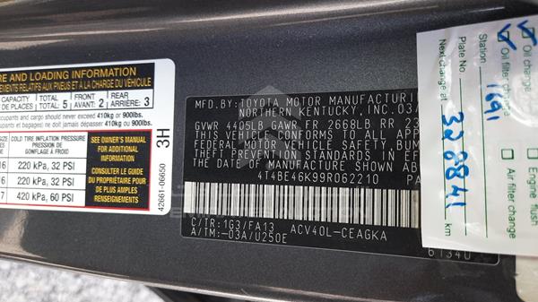 Photo 2 VIN: 4T4BE46K99R062210 - TOYOTA CAMRY 