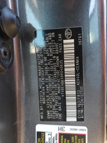 Photo 11 VIN: 4T4BE46KX8R040635 - TOYOTA CAMRY 