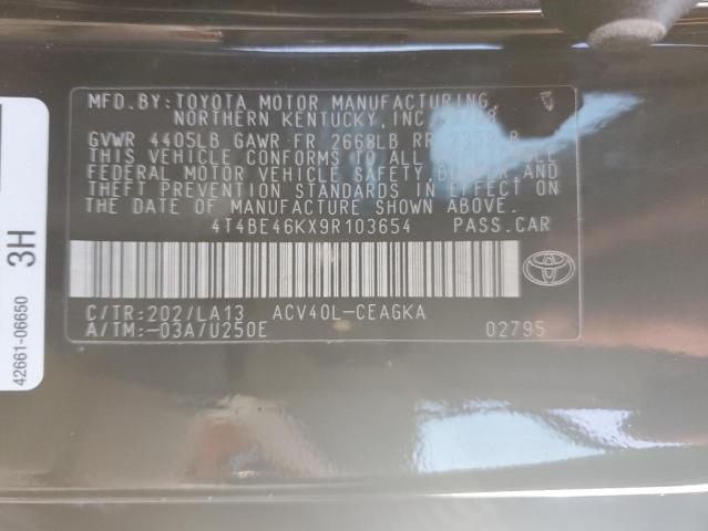 Photo 11 VIN: 4T4BE46KX9R103654 - TOYOTA CAMRY BASE 