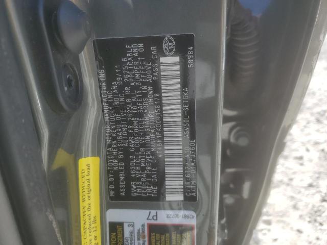 Photo 11 VIN: 4T4BF1FK0CR158178 - TOYOTA CAMRY BASE 