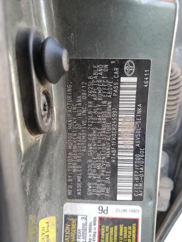 Photo 11 VIN: 4T4BF1FK0CR245997 - TOYOTA CAMRY 