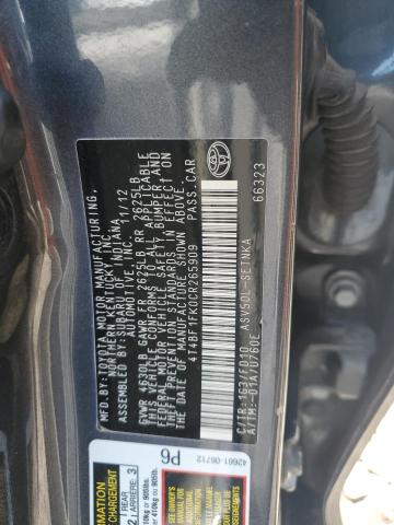 Photo 12 VIN: 4T4BF1FK0CR265909 - TOYOTA CAMRY 