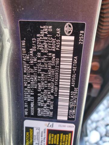 Photo 11 VIN: 4T4BF1FK0DR322160 - TOYOTA CAMRY 