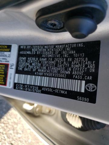 Photo 9 VIN: 4T4BF1FK0ER355662 - TOYOTA CAMRY L 