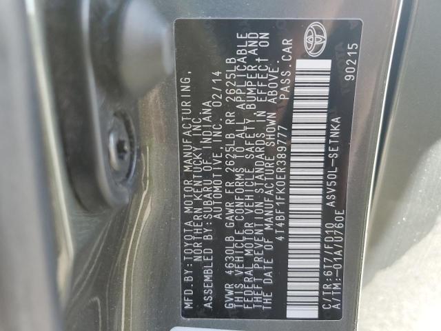 Photo 11 VIN: 4T4BF1FK0ER389777 - TOYOTA CAMRY L 