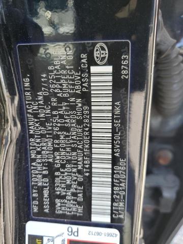 Photo 11 VIN: 4T4BF1FK0ER428299 - TOYOTA CAMRY 