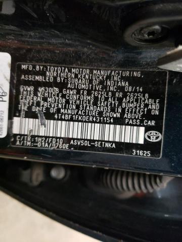 Photo 11 VIN: 4T4BF1FK0ER431154 - TOYOTA CAMRY 