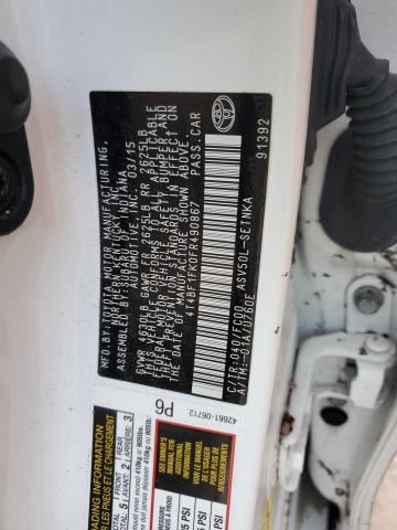 Photo 11 VIN: 4T4BF1FK0FR490867 - TOYOTA CAMRY LE 