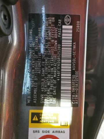 Photo 11 VIN: 4T4BF1FK0GR525280 - TOYOTA CAMRY LE 