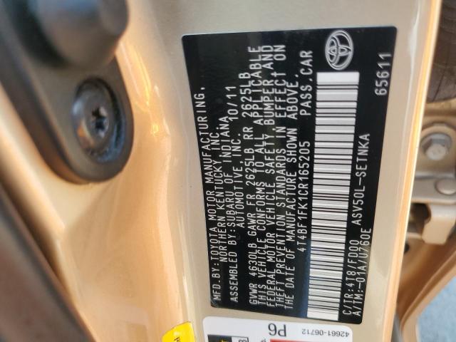 Photo 11 VIN: 4T4BF1FK1CR165205 - TOYOTA CAMRY BASE 