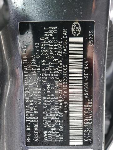 Photo 11 VIN: 4T4BF1FK1DR284809 - TOYOTA CAMRY 