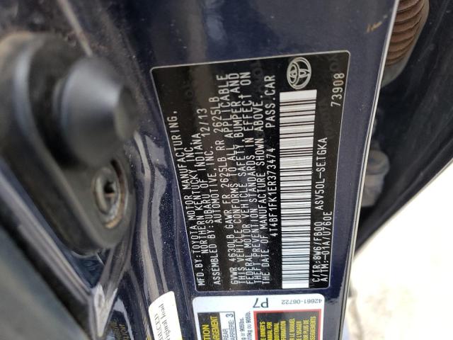 Photo 11 VIN: 4T4BF1FK1ER373474 - TOYOTA CAMRY 