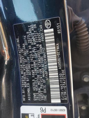 Photo 12 VIN: 4T4BF1FK1ER384717 - TOYOTA CAMRY L 