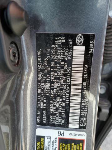 Photo 11 VIN: 4T4BF1FK1ER394258 - TOYOTA CAMRY L 