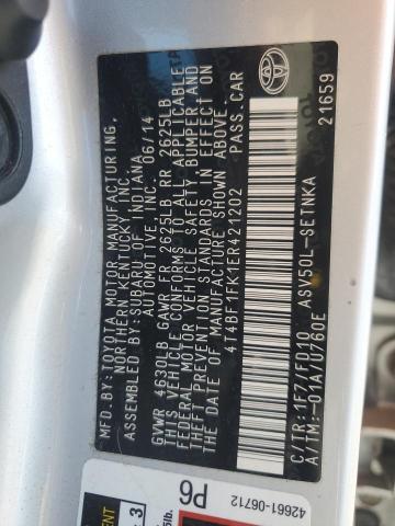 Photo 11 VIN: 4T4BF1FK1ER421202 - TOYOTA CAMRY L 