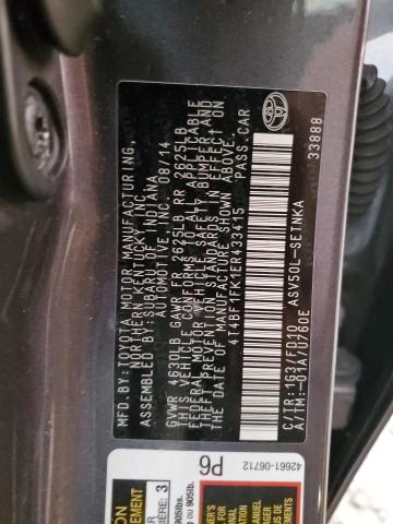 Photo 12 VIN: 4T4BF1FK1ER433415 - TOYOTA CAMRY L 