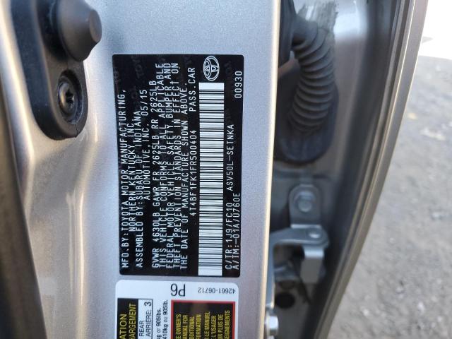 Photo 11 VIN: 4T4BF1FK1FR500404 - TOYOTA CAMRY LE 