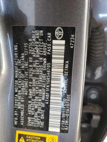 Photo 9 VIN: 4T4BF1FK1GR546705 - TOYOTA CAMRY LE 