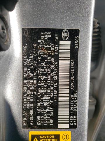 Photo 11 VIN: 4T4BF1FK1GR553976 - TOYOTA CAMRY 