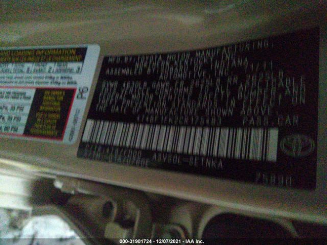 Photo 8 VIN: 4T4BF1FK2CR175483 - TOYOTA CAMRY 