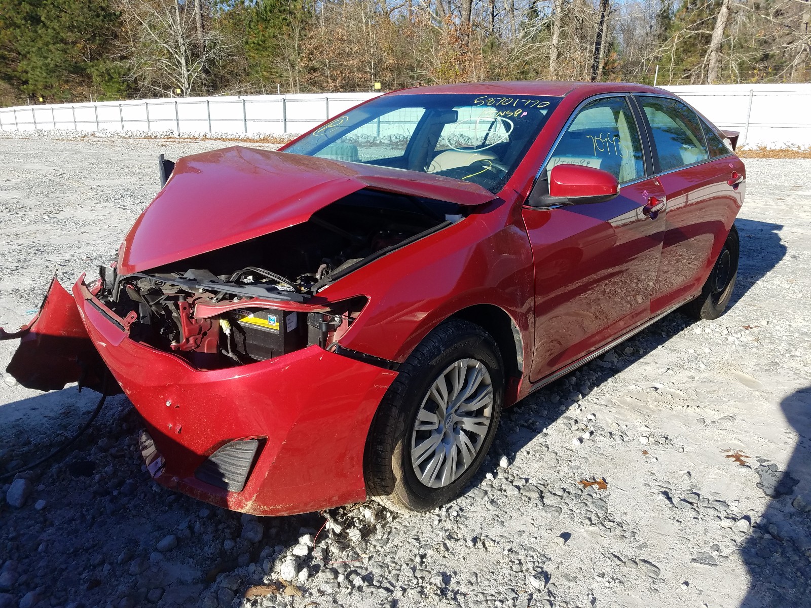 Photo 1 VIN: 4T4BF1FK2CR202682 - TOYOTA CAMRY BASE 