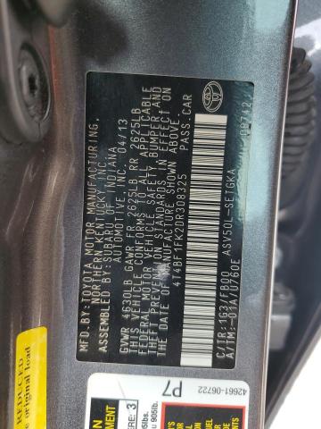 Photo 12 VIN: 4T4BF1FK2DR308325 - TOYOTA CAMRY L 