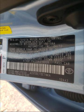 Photo 9 VIN: 4T4BF1FK2DR310026 - TOYOTA CAMRY L 