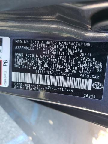 Photo 12 VIN: 4T4BF1FK2ER435691 - TOYOTA CAMRY 