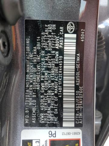 Photo 11 VIN: 4T4BF1FK2ER444519 - TOYOTA CAMRY L 