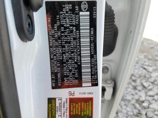 Photo 11 VIN: 4T4BF1FK2FR451889 - TOYOTA CAMRY LE 