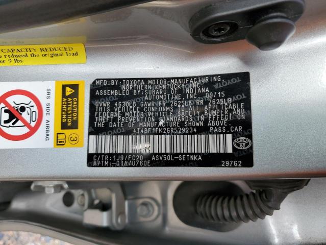 Photo 11 VIN: 4T4BF1FK2GR529234 - TOYOTA CAMRY LE 