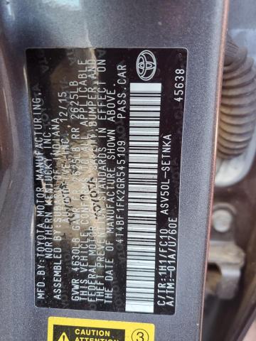 Photo 11 VIN: 4T4BF1FK2GR545109 - TOYOTA CAMRY LE 