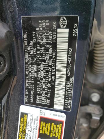 Photo 11 VIN: 4T4BF1FK3CR179106 - TOYOTA CAMRY BASE 