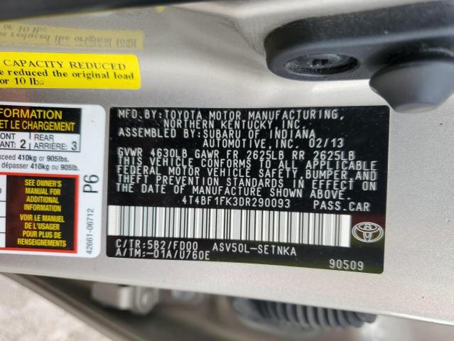 Photo 11 VIN: 4T4BF1FK3DR290093 - TOYOTA CAMRY 