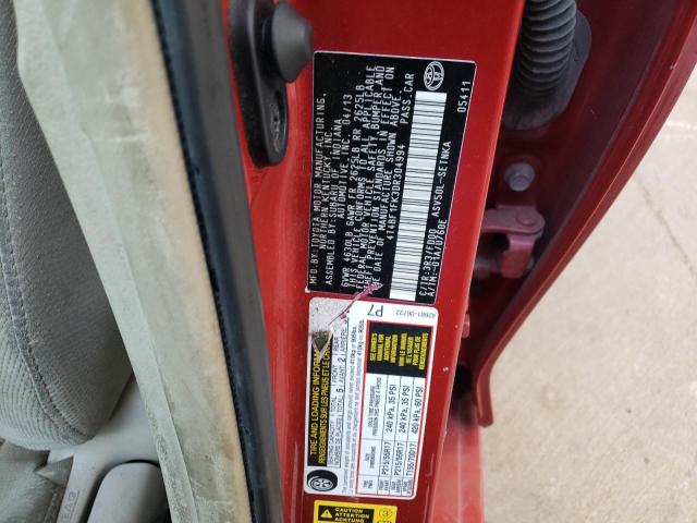 Photo 11 VIN: 4T4BF1FK3DR304994 - TOYOTA CAMRY L 