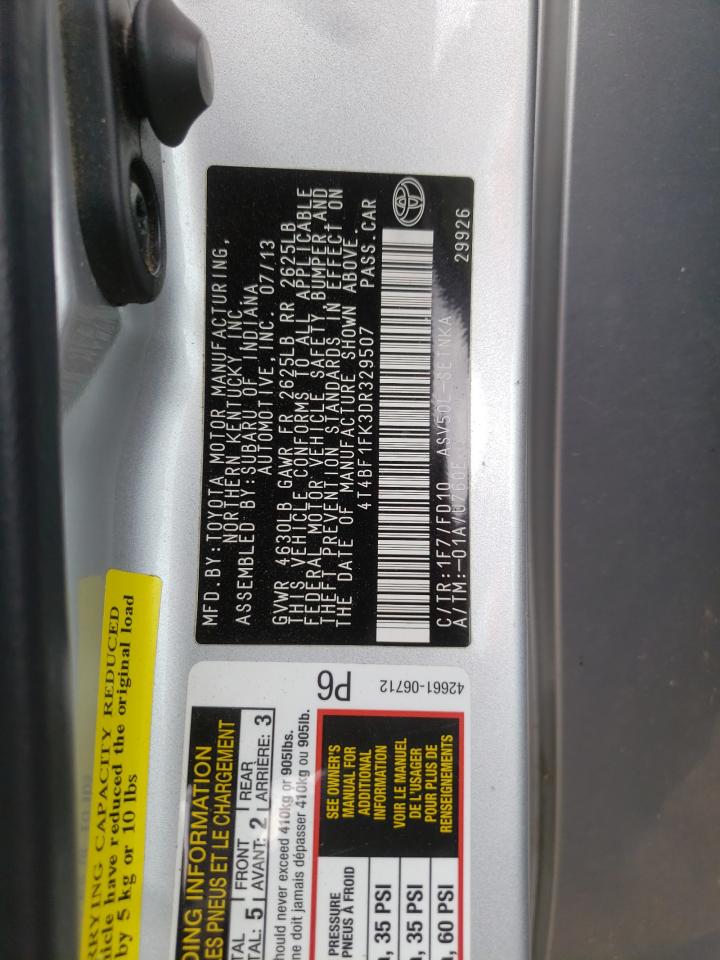 Photo 12 VIN: 4T4BF1FK3DR329507 - TOYOTA CAMRY 