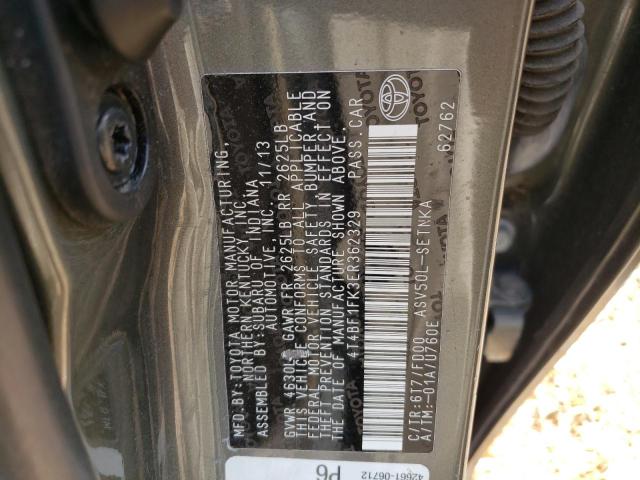 Photo 9 VIN: 4T4BF1FK3ER362329 - TOYOTA CAMRY L 