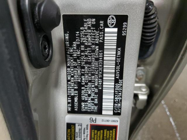 Photo 11 VIN: 4T4BF1FK3ER394861 - TOYOTA CAMRY 