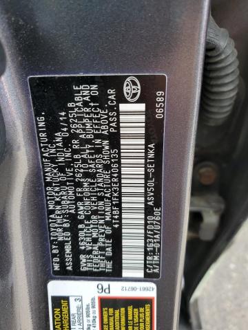 Photo 11 VIN: 4T4BF1FK3ER406135 - TOYOTA CAMRY L 