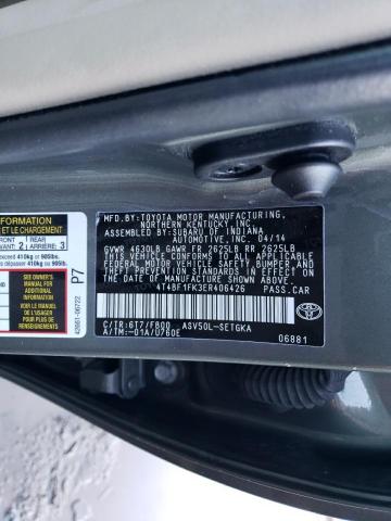 Photo 11 VIN: 4T4BF1FK3ER406426 - TOYOTA CAMRY XLE 